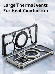 Magnetic Phone Case with Metal Frame: Drop-Resistant, Heat-Dissipating Stand