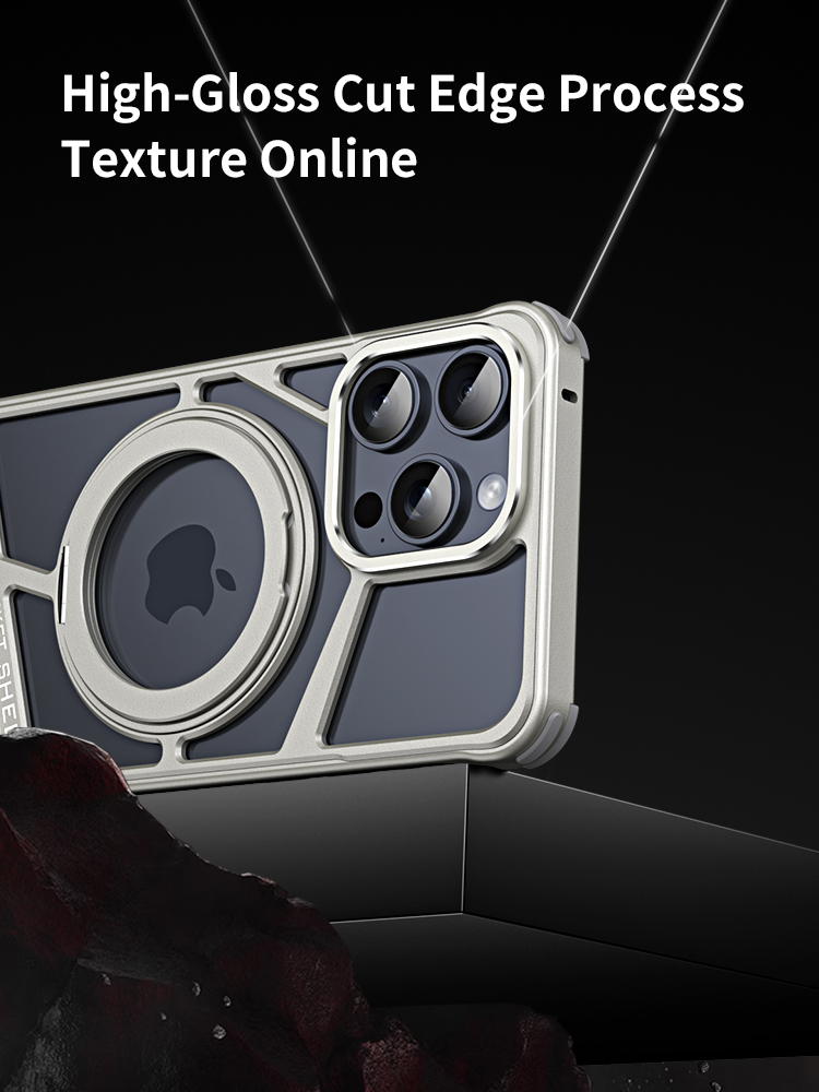 Magnetic Phone Case with Metal Frame: Drop-Resistant, Heat-Dissipating Stand