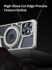 Magnetic Phone Case with Metal Frame: Drop-Resistant, Heat-Dissipating Stand