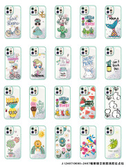 "Colorful & Durable Phone Case with Glitter Eyes - Strong Protection & Decoration"