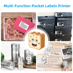 Portable Mini Printer for Kids: Wireless, Handheld, Student-Friendly, Home & School Use