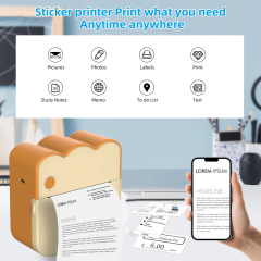 Portable Mini Printer for Kids: Wireless, Handheld, Student-Friendly, Home & School Use