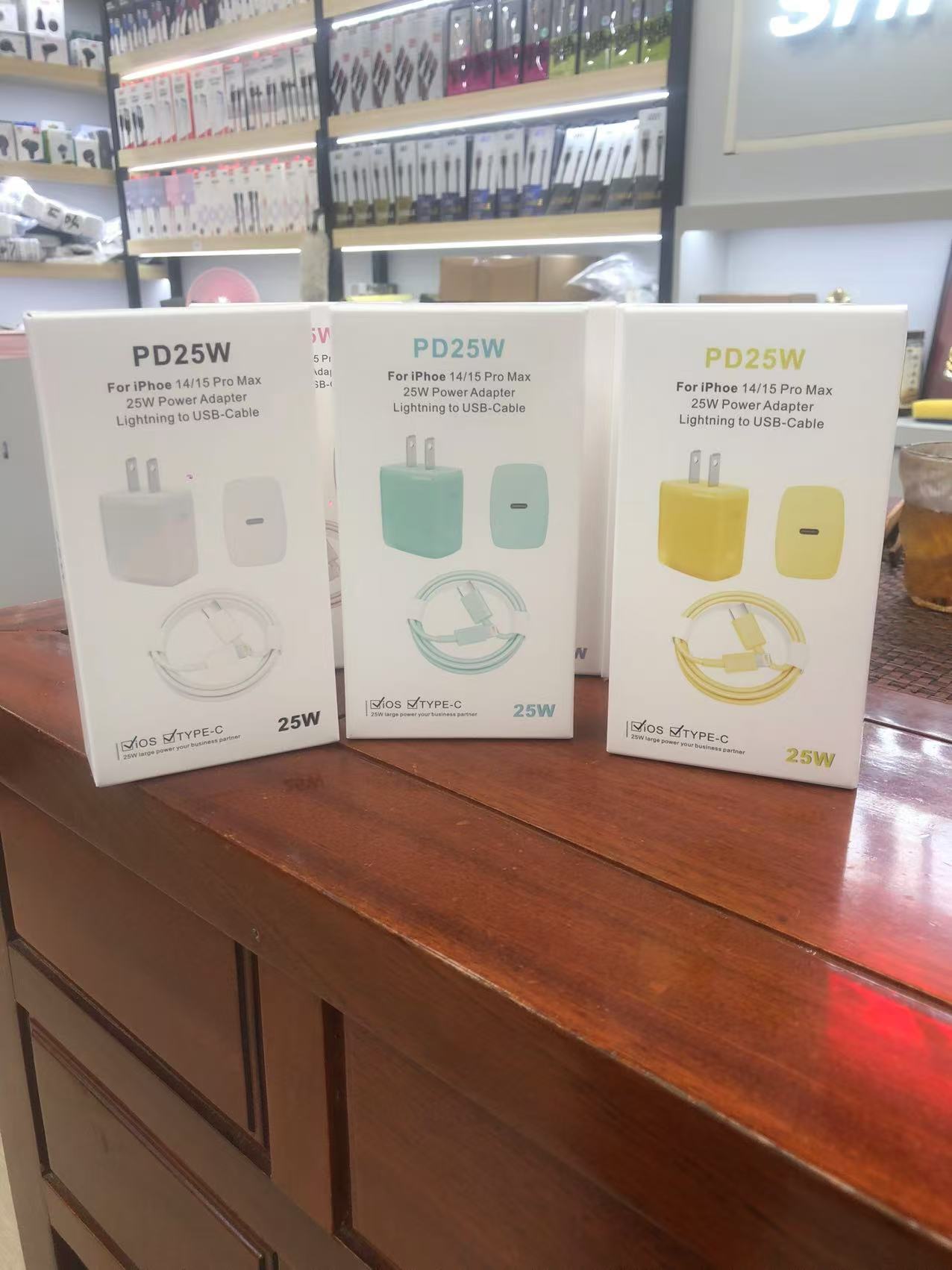 Premium PD25W Data Cable Set in Macron Color, Silicone-Enhanced Quality