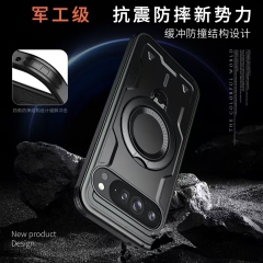 Durable Magsafe Phone Case with Rotating Stand & Shockproof Design