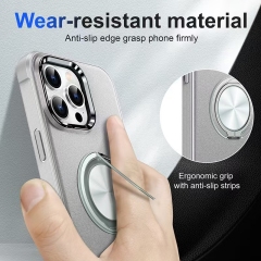 Durable 3-Proof Phone Case Rugged with Sandblasted Back & Hidden Stand