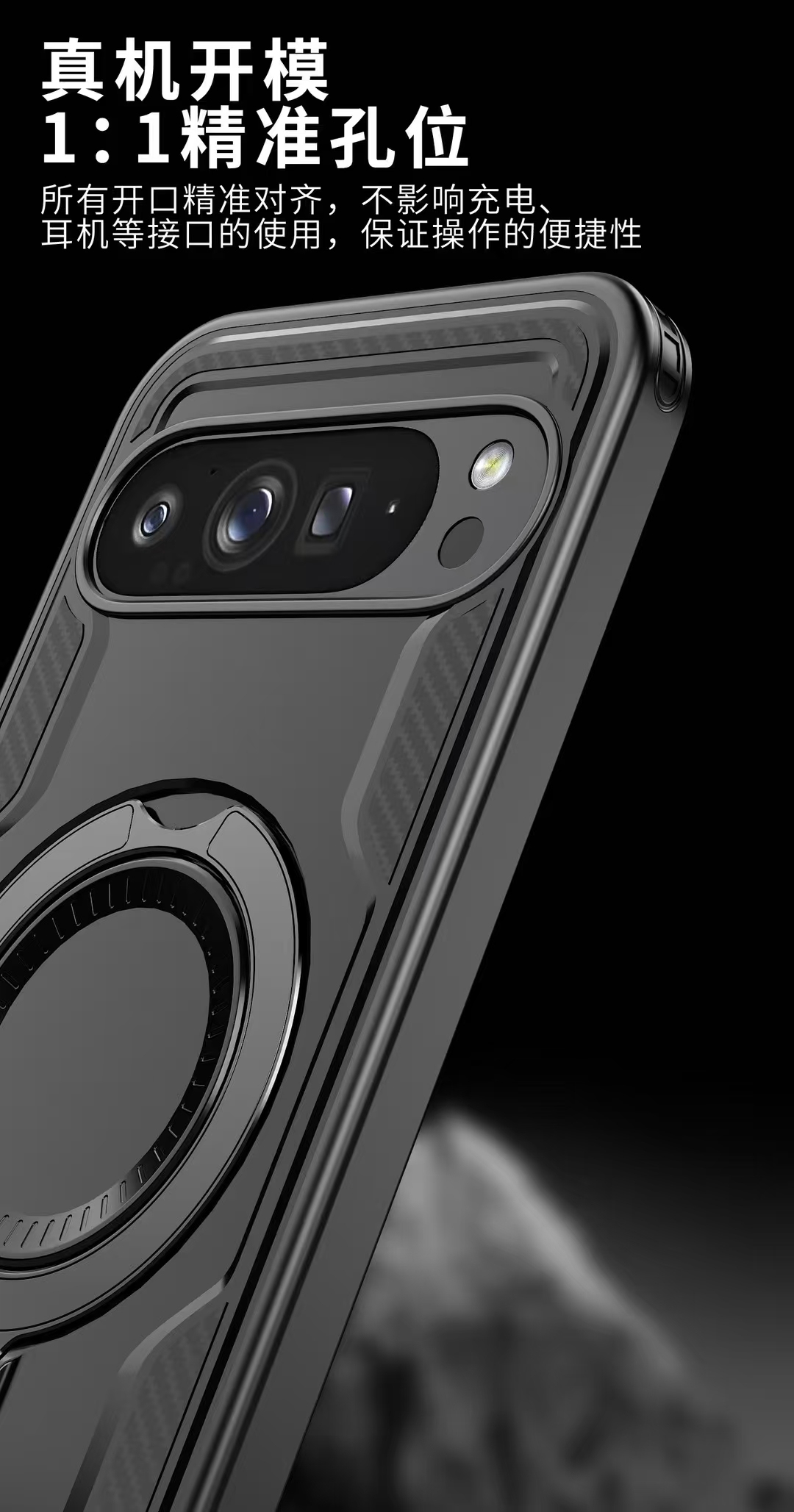 Durable Magsafe Phone Case with Rotating Stand & Shockproof Design