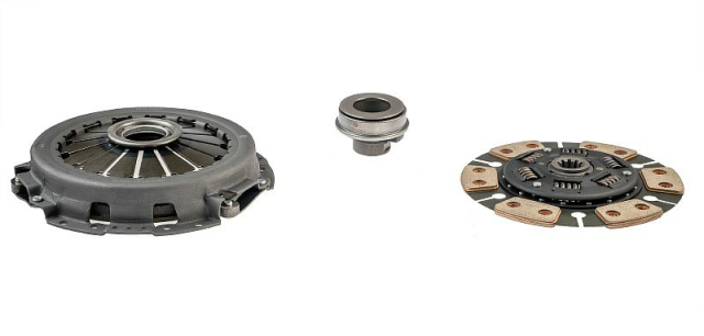 Комплект сцепления в сборе - керамический ведомый диск
УАЗ двигатель ЗМЗ 409 КПП DYMOS (Корея) 5 ступ. тонкий вал