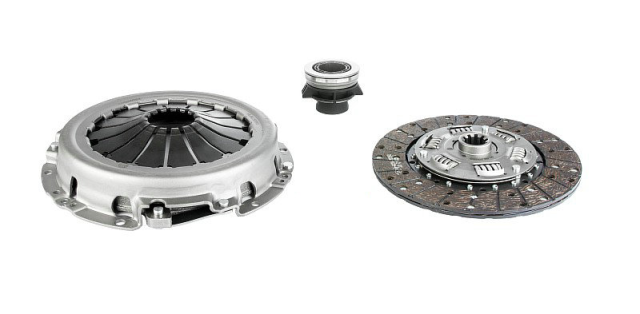 Комплект сцепления в сборе УАЗ двигатель ЗМЗ-409 КПП DYMOS (Корея) 5 ступ. тонкий вал (диск ведомый накладка LUK)