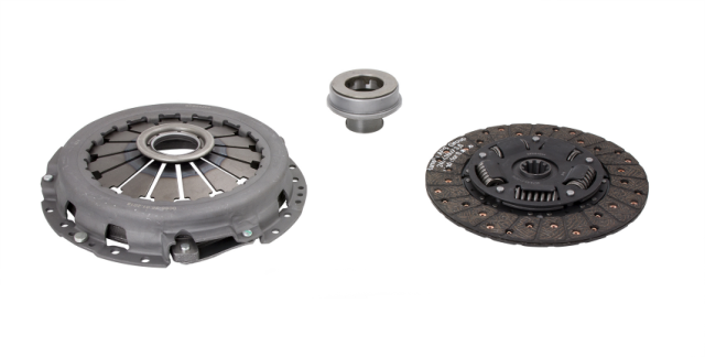 Комплект сцепления в сборе - усиленный нажимной диск
УАЗ двигатель ЗМЗ 409 КПП DYMOS (Корея) 5 ступ. тонкий вал