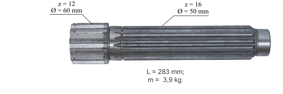 ПЕРВИЧНЫЙ ВАЛ
 МТЗ-80 
Main drive shaft MTZ-80