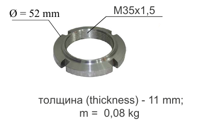 ГАЙКА МТЗ-82
Nut MTZ-82