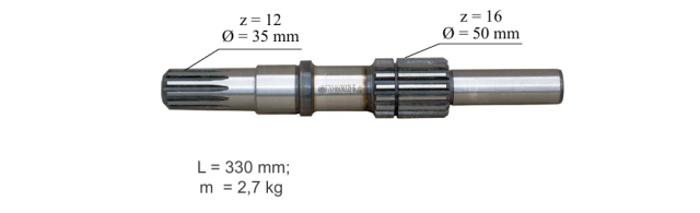 ВАЛ ПРИВОДА ВОМ
 МТЗ-80
Drive shaft PTO MTZ-80