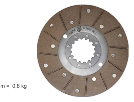 ДИСК ТОРМОЗНОЙ
 МТЗ-80
Brake disc MTZ-80