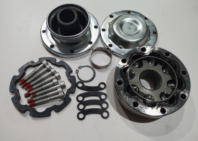 ШРУС на вал карданный Соболь, ГАЗель Бизнес 4*4 аналог Spiser Ayra Cardan SA - A
GAZelle Sobol 4 ×4 cv
joint kit 8 bolts
5022382 5022380