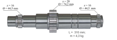 ПЕРВИЧНЫЙ ВАЛ МТЗ-900
 920,950,952 
 Main drive shaft MTZ-900, 920,950, 952
