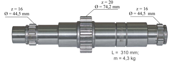 ПЕРВИЧНЫЙ ВАЛ МТЗ-900
 920,950,952 
 Main drive shaft MTZ-900, 920,950, 952