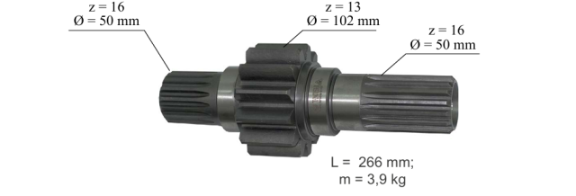 ШЕСТЕРНЯ ВЕДУЩАЯ -правая
 МТЗ-80
Driving gear (right) MTZ-80