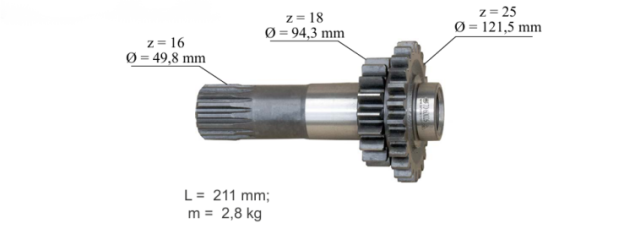 ВАЛ ПРИВОДА ВОМ
 МТЗ-80 
Drive shaft PTO MTZ-80