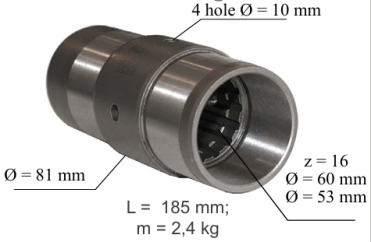 ВТУЛКА ПРОМЕЖУТОЧНОЙ
 ОПОРЫ МТЗ-82
 Pillow block bushing MTZ-82