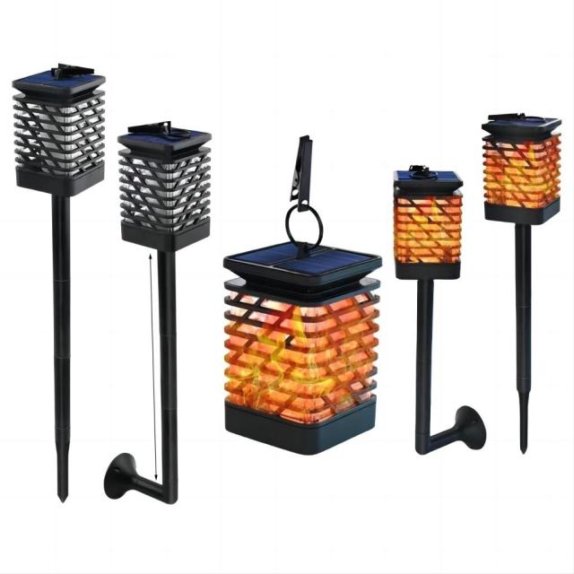 3 in 1 12LED Flame Solar Light