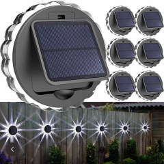 Set of 2 Solar Deck Light