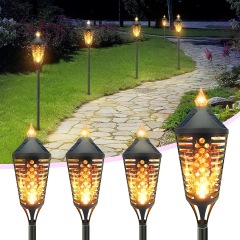 Flickering Dancing Flame Solar Pathway Light
