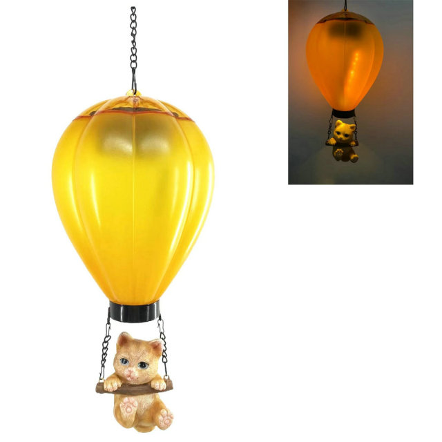 Hot Air Balloon Solar Hanging Light