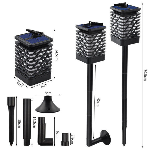 3 in 1 12LED Flame Solar Light