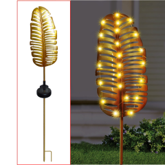 24LED Metal Leaf Solar Stake Light
