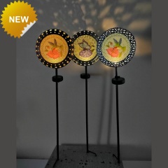 Decorative Metal Solar Stake Light