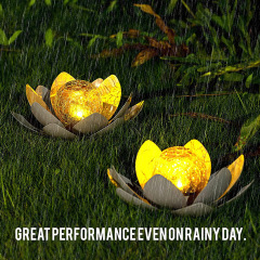 Solar Lotus Flower Light