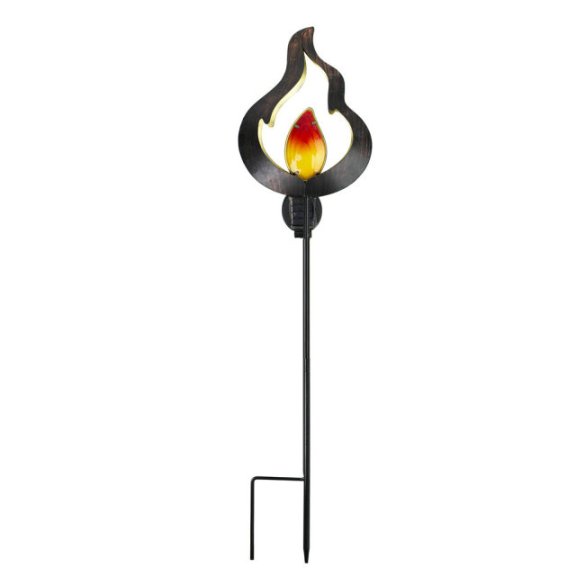 Solar Flame Stake Light