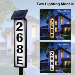 House Numbers Solar Address Light
