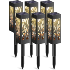 Pack of 6 Solar Stake Lights