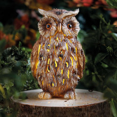 Solar Owl Garden Decoration Statue