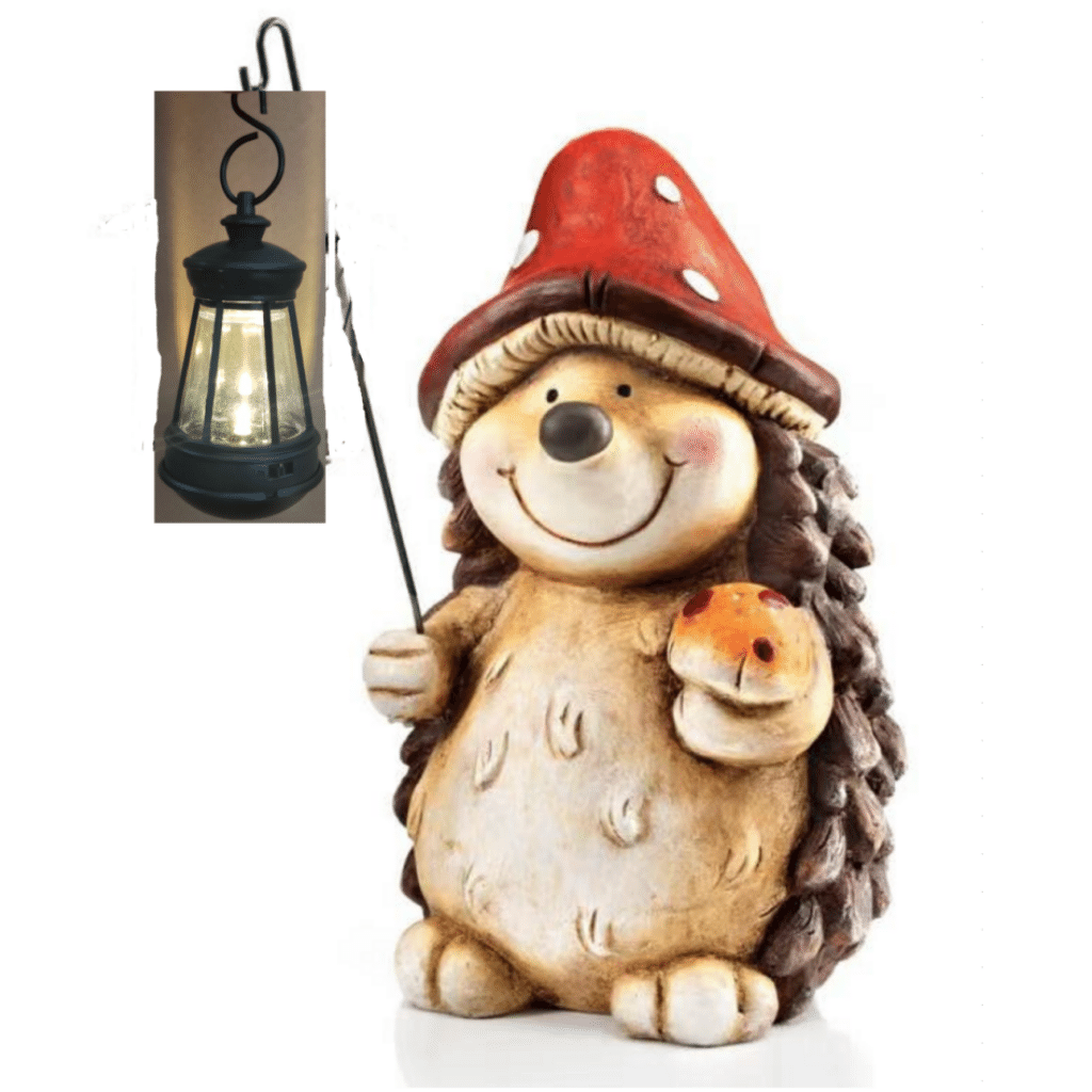 Solar Hedgehog Lantern Light