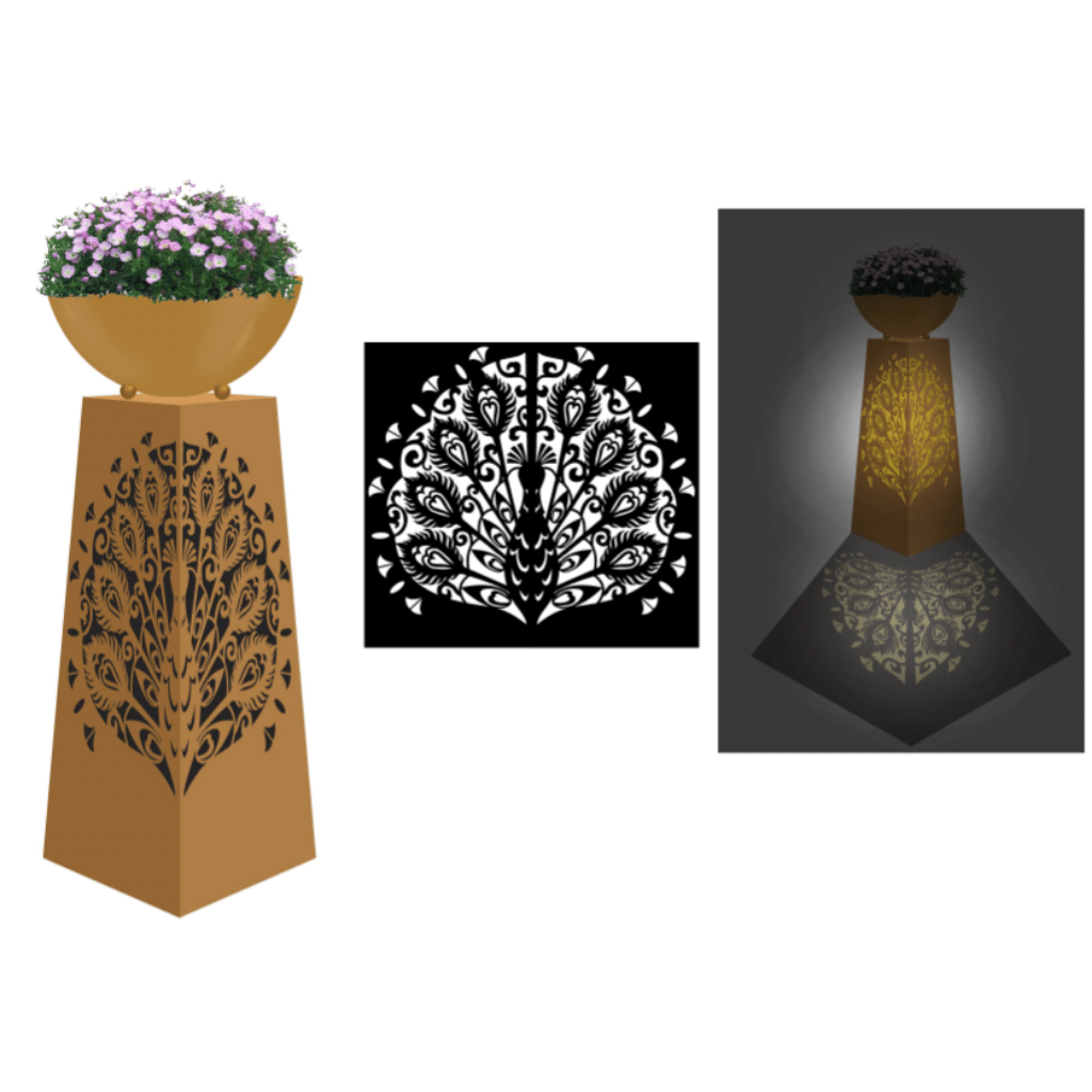 Outdoor Decorative LED Lighting Column