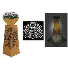 Outdoor Decorative LED Lighting Column