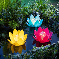 EVA Floating Lotus Solar Light