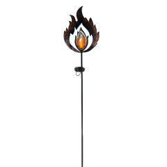 Solar Flame Stake Light