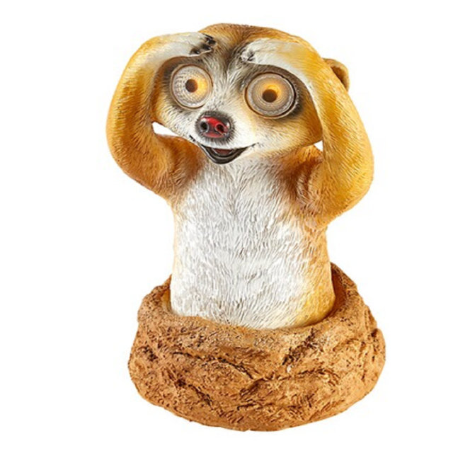 Solar Meerkat Garden Lamp