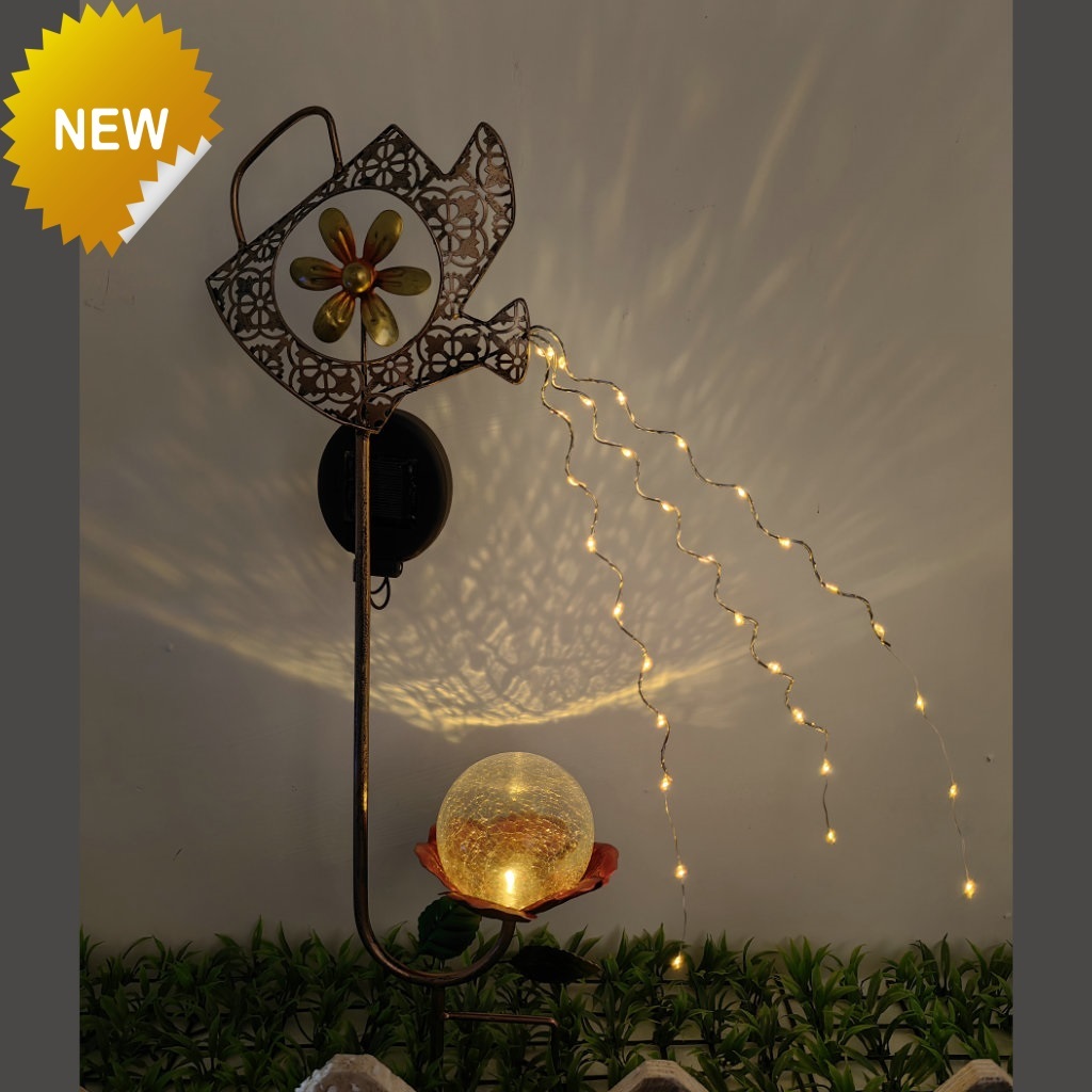 Solar Watering Can Light