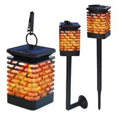 3 in 1 12LED Flame Solar Light