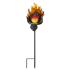 Solar Flame Stake Light