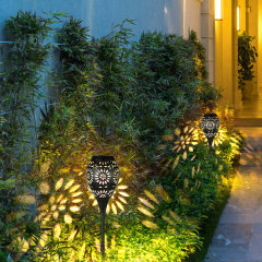 Hollow-out Solar Stake Light