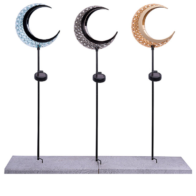 Moon Shape Solar Stake Light