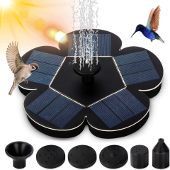 Flower Shape Solar Floating Fountain
