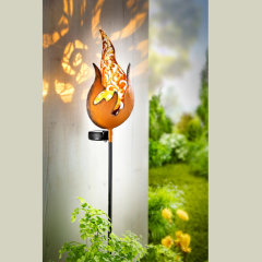 Solar Flame Stake Light