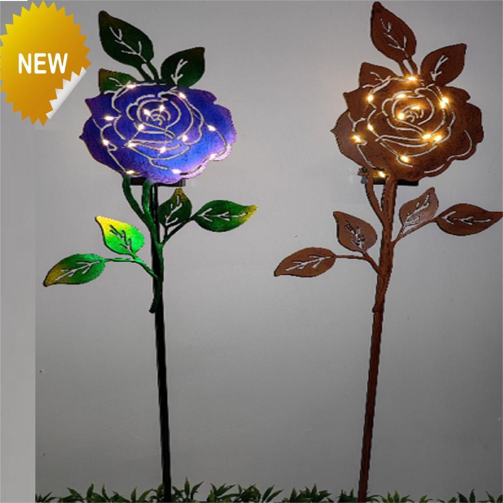 Flower Solar Stake Light