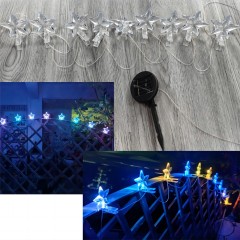 10LED Star Solar Clip String Light